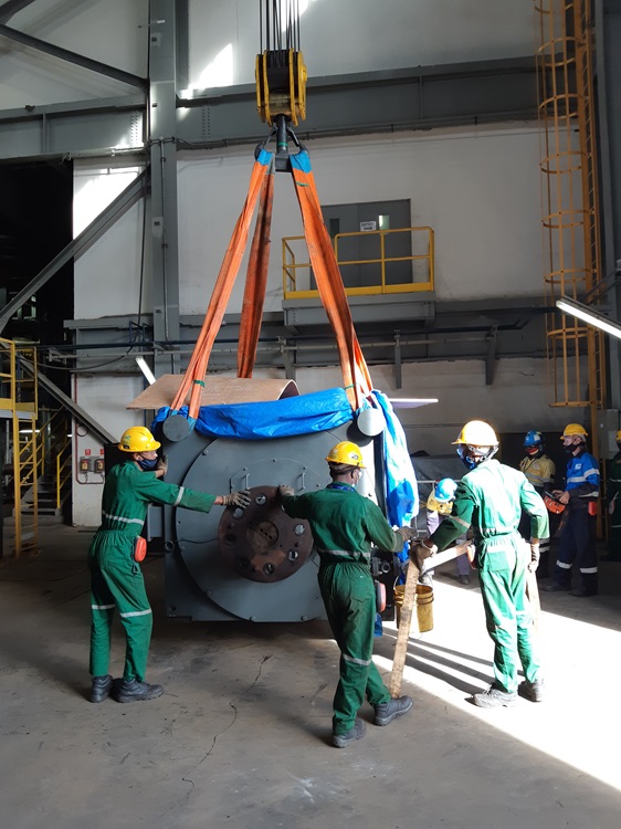  Offload and Prepare motor for on-site Disassembly and Repairs